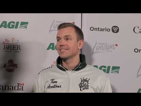 Media Scrum - Draw 1 - 2023 Tim Hortons Brier
