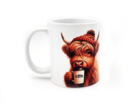 Funny Highland Cow Coffee Mug