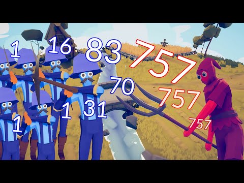 FARMER Team vs WILD WEST Team with Damage Indicator | TOTALLY ACCURATE BATTLE SIMULATOR