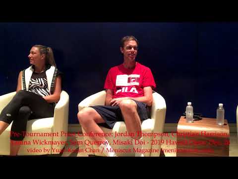 Sam Querrey, Yanina Wickmayer, Misaki Doi, Jordan Thompson, Christian Harrison: 2019 Hawaii Open