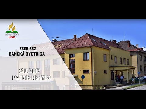 2.9.2017 Patrik Nehyba - Sobota, čas s Bohom