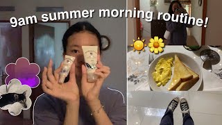 9am summer morning routine!