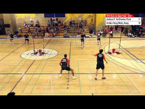 MD Final Ryerson Li-Ning Open set2 - Andika Yong/Nicky Aung v Charles Pyne/Joshua Hurlburt-Yu