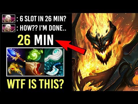 EPIC Pro Shadow Fiend How He Can Farm so Fast? 6 Slot in 26Min OMG Eul's Combo vs Invoker WTF Dota 2