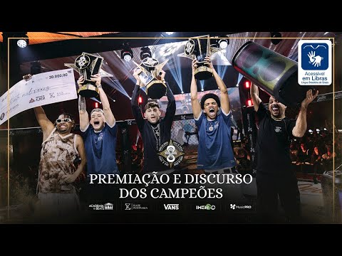 PREMIAÇÃO E DISCURSO DOS CAMPEÕES DA BDA 8 ANOS