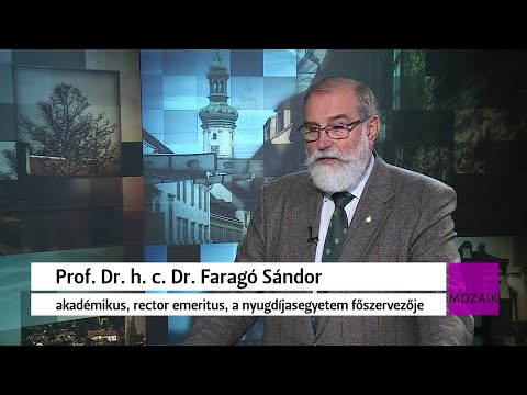 Mozaik - vendég: prof. dr. Faragó Sándor – 2022.10.03.