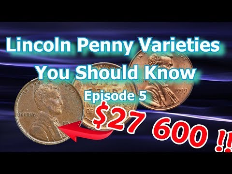 Lincoln Penny Varieties You Should Know Ep.5 1909, 1999, 1917