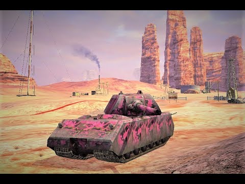 Maus: 7600 damage , 3 kill's - WOT BLITZ German heavy tank 🇩🇪