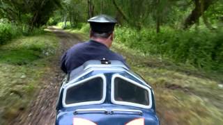 preview picture of video 'A diesel hauled trip around Stapleford Miniature Railway'