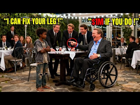 “Heal Me for $1M,” the Millionaire Laughed — Until the Black Boy Did It in Seconds