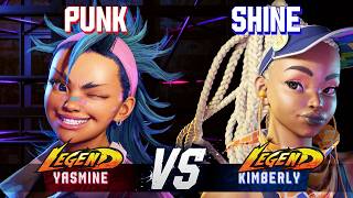 SF6 ▰ PUNK (Yasmine) vs SHINE (Kimberly) ▰ High Level Gameplay