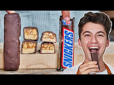 Making Snickers Bars From Scratch!