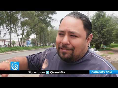 Video: Cruce junto a estación Amalinalco del Trolebús representa riesgo para peatones