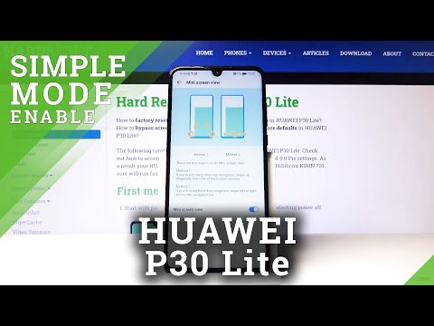 How to Activate One Hand Mode on Huawei P30 Lite - Resize Android Display