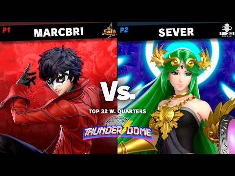 THUNDERDOME - Marcbri (Joker) Vs. SeveR (DK, Palutena) - Top 32 Winners Quarters