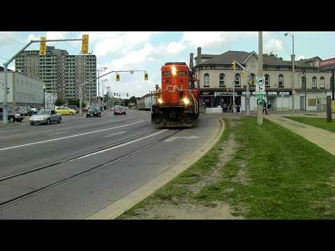 CN Train 580 on the Burford Spur part 4