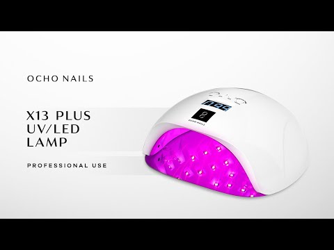 Activeshop Profesionali manikiūro UV/LED lempa OCHO NAILS X13 65W video