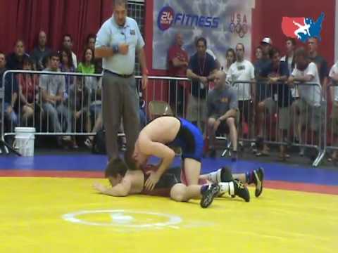 FILA Junior Freestyle Final 60kg Match 1 - Matt McDonough vs. Nick Dardanes