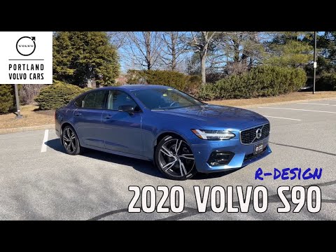 2020 Volvo S90 T6 R-Design in Bursting Blue