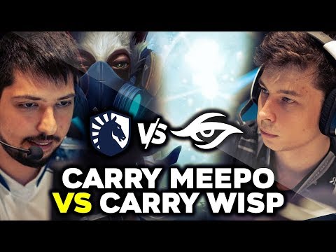 w33 Meepo vs Nisha IO Wisp Carry - WTF Matchup - LIQUID vs SECRET THE INTERNATIONAL 2019 TI9 DOTA 2