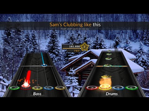 Kirby - Merry Like This - Clone Hero Drum & Bass Chart w/Lyrics - FULL DIFFICULTY