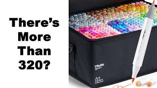 How Many Ohuhu Brush Markers? Plus Tips for Using Alcohol Markers & Basing with Pastels