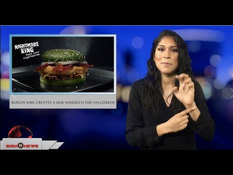 Burger King creates a new sandwich for Halloween (ASL - 10.18.18)