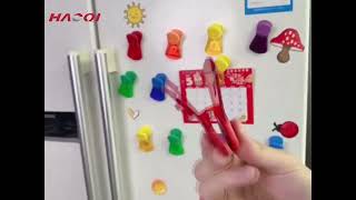 Plastic Magnetic Clips with Multi-Color Office & Home Usage