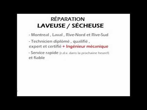 comment reparer laveuse kenmore