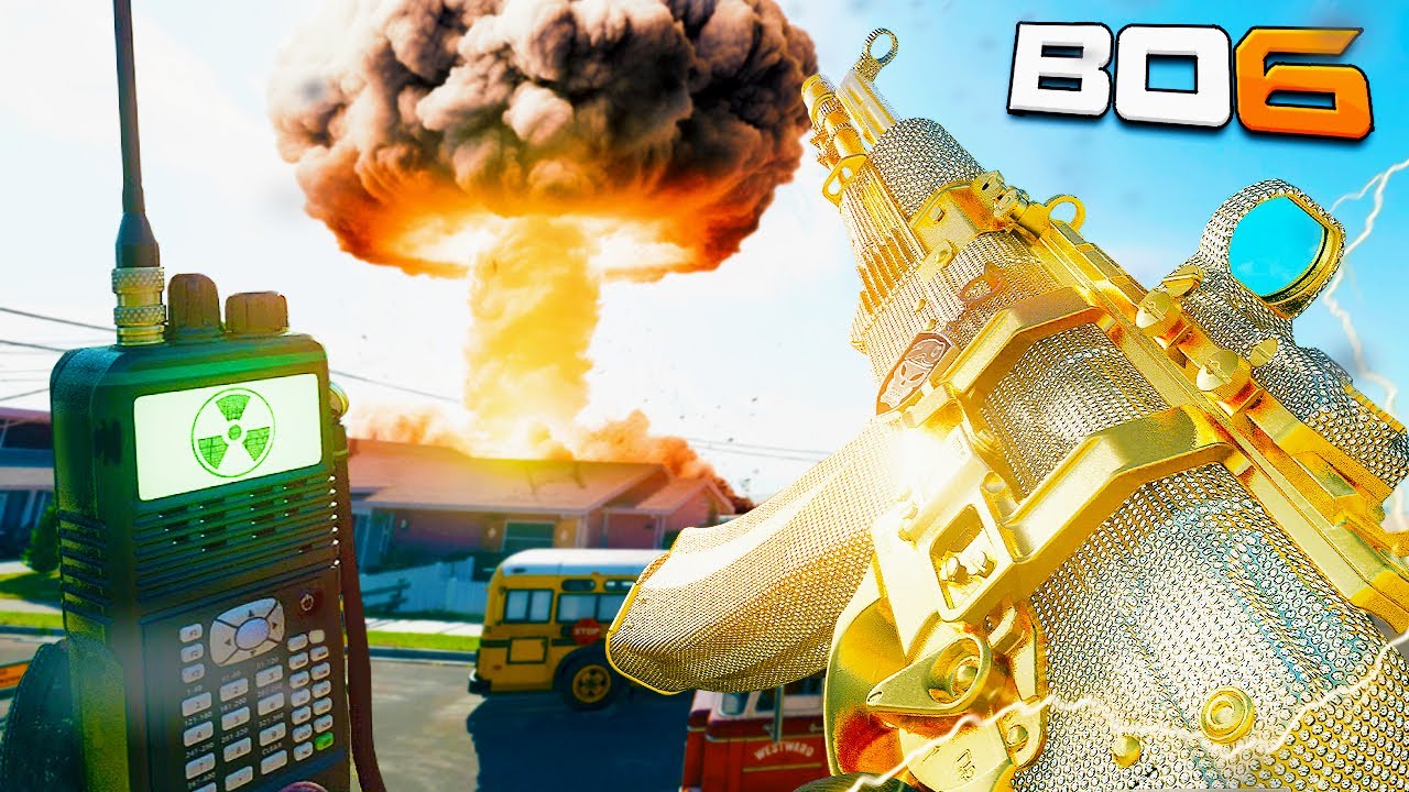 PEGUEI NUKE com a MELHOR ARMA do BO6 🔥☢️ (AEK é um ABSURDO KKKKKK)