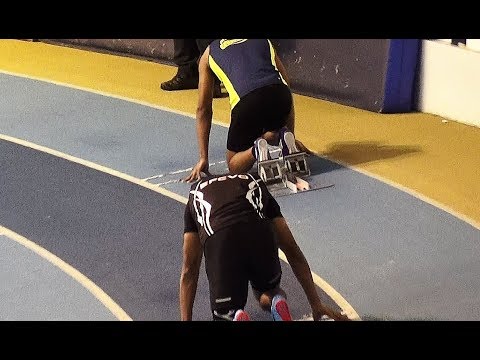 200m ESM - Les FINALES - Championnat IDF ESM/SEM  Eaubonne - 28/01/2018