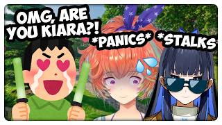 Kiara VS Kronii IRL When They Run Into A Fan: