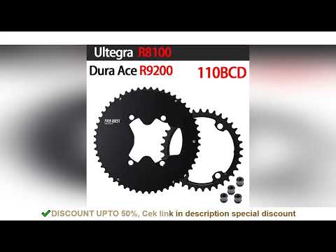 PASS QUEST 110 BCD 4 BOLT Chainring for Shimano Ultegra 8100 Dura Ace 9200 Road Bike aero double tra