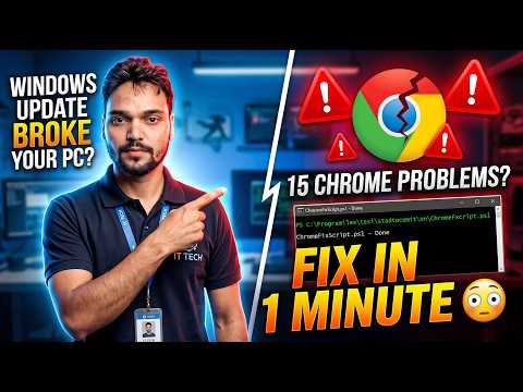 Fix 15 Google Chrome Problems in Just 1 Minute 😳 Custom Repair Script