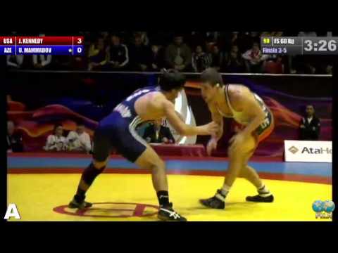 GGP2013 / Jim Kennedy (USA) - Umid MAMMADOV - FS 60 kg bronze medal match
