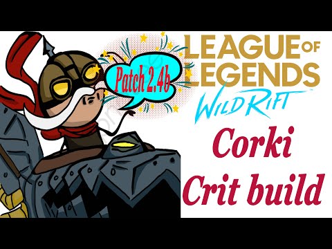 League of Legends Corki Gameplay | Crit Caster Build | patch 2.4b