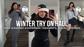 winter try on haul! outfits im wearing on my chicago girls trip❄️
