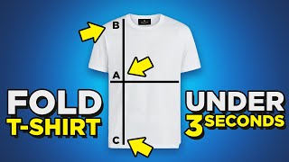 T-Shirt Folding HACKS | Fold Shirt In Under 3 Seconds? | 4 Ways To Fold Tee&#39;s
