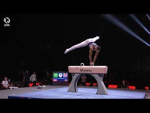 Joe FRASER (GBR) - 2021 European bronze medallist, pommel horse