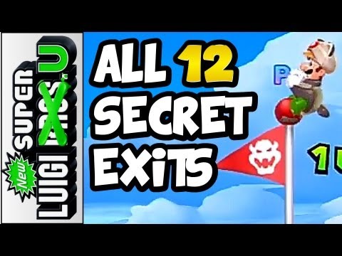 All 12 Secret Exits in New Super Luigi U (NSLU Levels Guide)