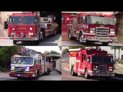 Fire Trucks & Police Responding - Best of 2021 Compilation Part I: January - June