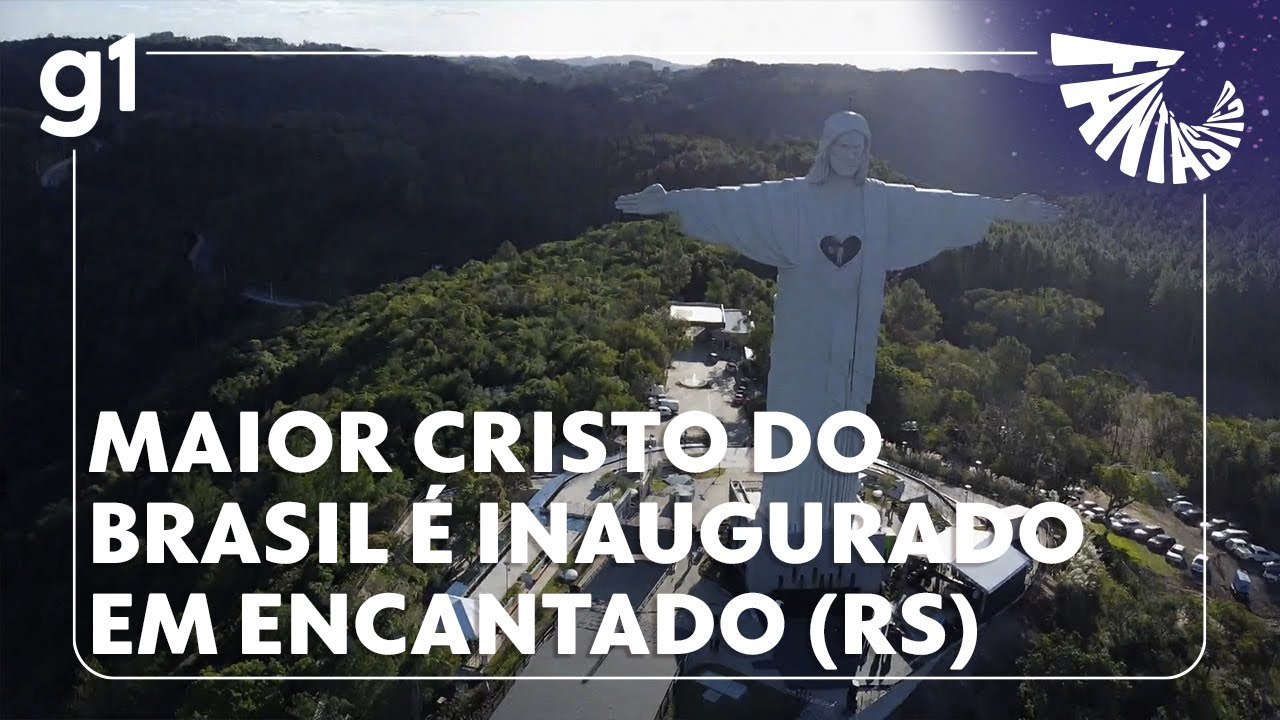 A estátua que superou o Cristo Redentor e é símbolo de fé para os gaúchos | FANTÁSTICO