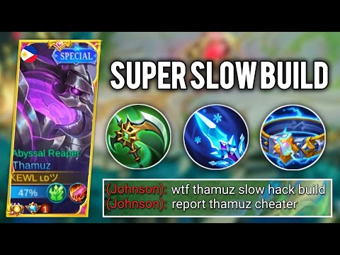 THAMUZ SUPER SLOW BUILD IS HERE 😱 | INSANE SLOWING EFFECT🔥 | TOP GLOBAL THAMUZ BEST BUILD 2022