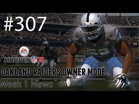 [PS4] Madden 15: Raiders Connected Franchise - Week 1 News [HD 1080P]