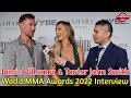 Jamie Villamor And Taylor John Smith Discuss Presenting At The 2022 MMA Awards World MMA Awards
