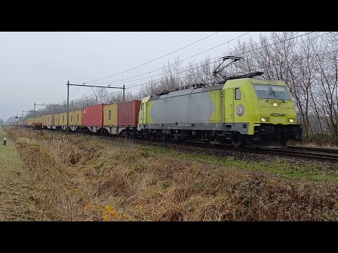 13/12/25: MEDWAY 186 113 komt met MSC Neuss-shuttle vanuit Duitsland door Sevenum e.v.