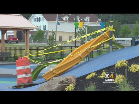 Girl's Toe Cut Off On Slide At Buzzards Bay Park Playground