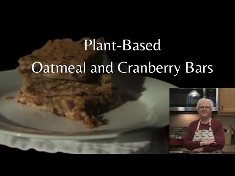 Incredibly Easy and Delicious Vegan Oatmeal Cranberry Bars