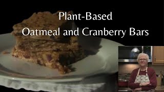 Incredibly Easy and Delicious Vegan Oatmeal Cranberry Bars