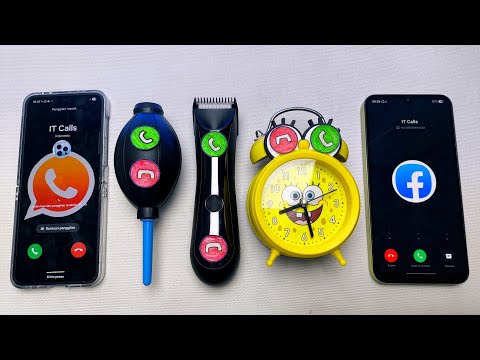Galaxy Flip6 vs Blower vs Hair Clipper vs Clock Alarm vs Galaxy a24 incoming call